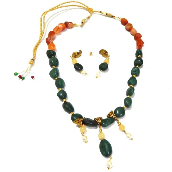 Multicolor_Gemstone_Tumble_Necklace_For_Women