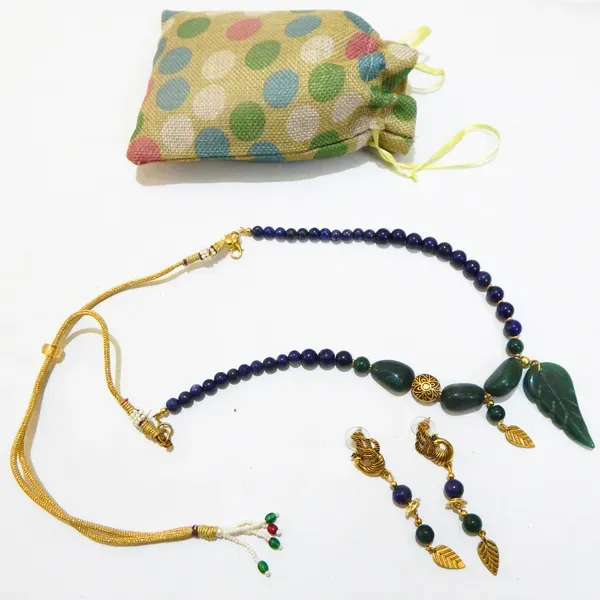 Green_Gemstone_Lapis_Lazuli_Aventurine_Beads_Necklace_For_Women