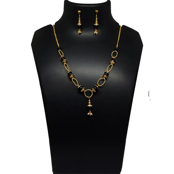Black_Gemstone_Stone_Beads_Necklace_For_Women