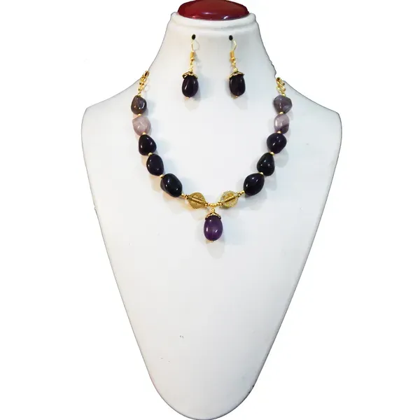 Multicolor_Gemstone_Amethyst_Tumble_For_Crown_Chakra_Choker_Necklace_Women