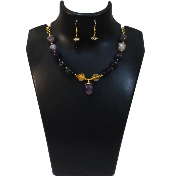 Multicolor_Gemstone_Amethyst_Tumble_For_Crown_Chakra_Choker_Necklace_Women