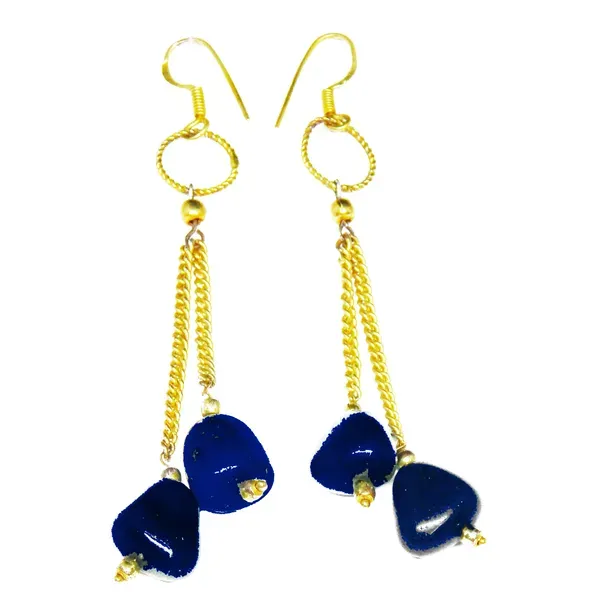 Blue_Gemstone_Agate_Tumble_Earrings_For_Women