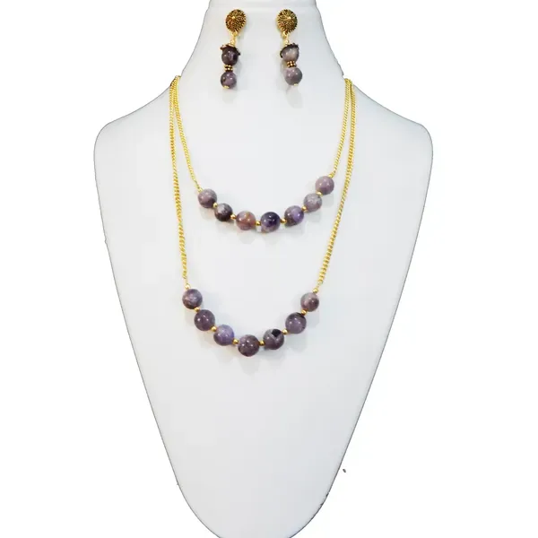 Multicolor_Gemstone_Amethyst_2_Line_Crown_Chakra_Necklace_For_Women