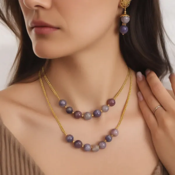 Multicolor_Gemstone_Amethyst_2_Line_Crown_Chakra_Necklace_For_Women