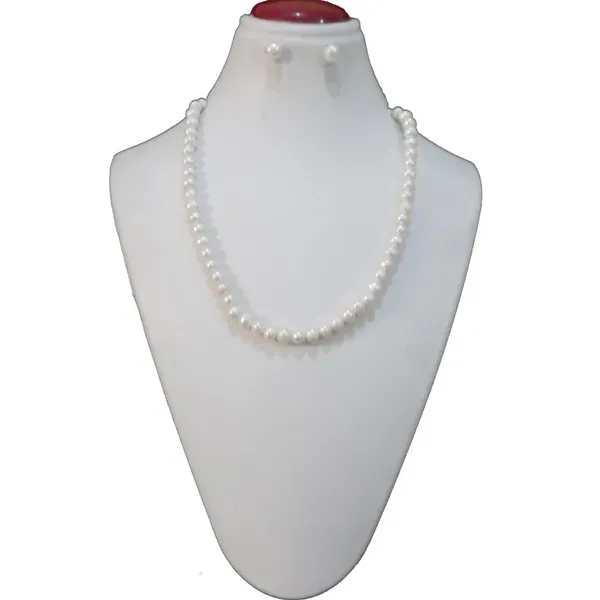 White_Single_Line_Real_Pearl_Necklace_For_Women