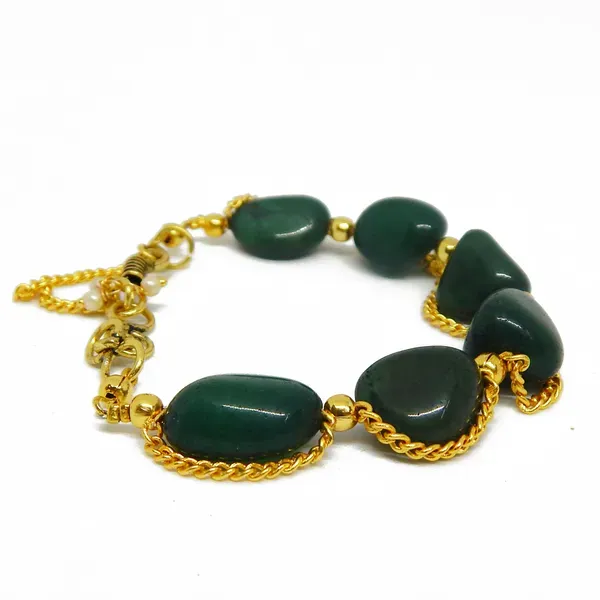 Green_Gemstone_Aventurine_Tumble_For_Heart_Chakra_Bracelet_Women