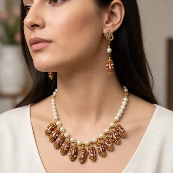 Multicolor_Kasmiri_Beaded_With_Synthetic_Pearl_Choker_Necklace_For_Women
