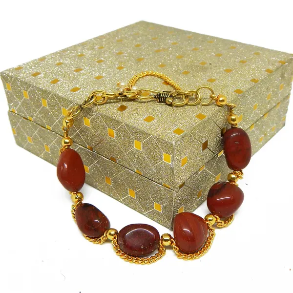 Maroon_Gemstone_Red_Jasper_Tumble_For_Root_Chakra_Bracelet_Women
