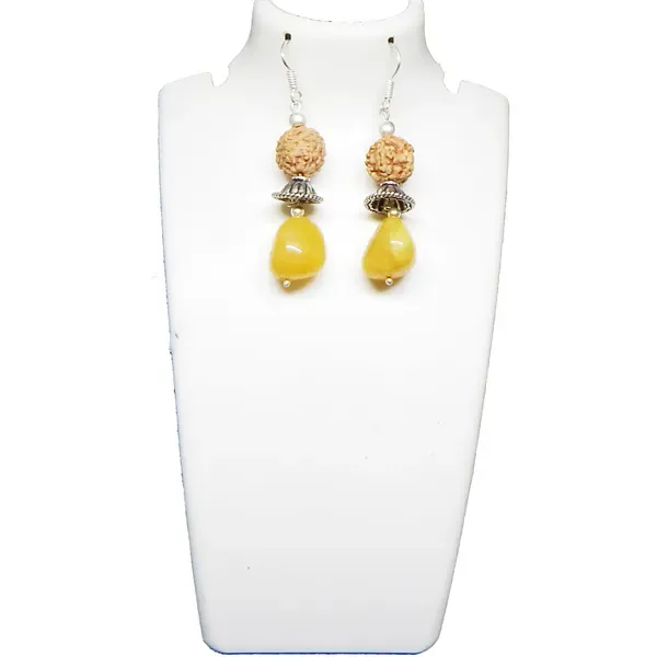 Black_Rudraksha_Onyx_Stone_Earrings_For_Women
