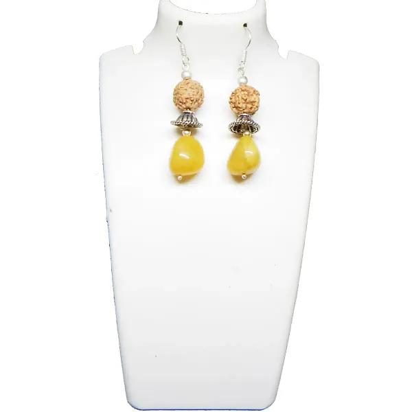 Black_Rudraksha_Onyx_Stone_Earrings_For_Women