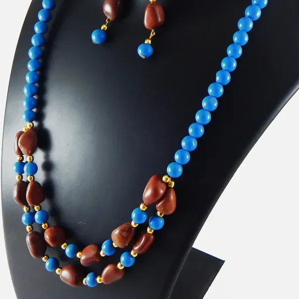 Blue_Gemstone_Red_Jasper_Tumble_And_Turquise_Beads_Necklace_For_Women