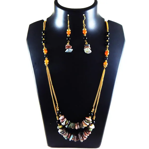 Multicolor_Gemstone_Chip_Stone_Beads_Necklace_For_Women