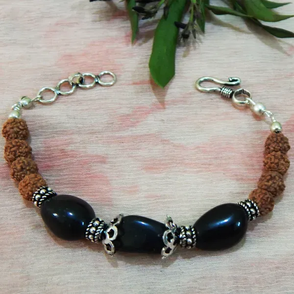 Black_Agate_Tumble_Rudraksha_Beads_Bracelet_For_Women