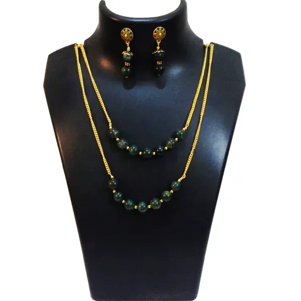Green_Gemstone_Aventurine_2_Line_Heart_Chakra_Necklace_For_Women