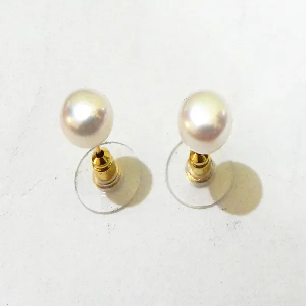 White_Real_Pearl_Stud_Earrings_For_Women