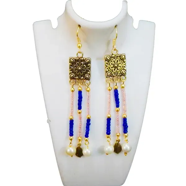 Multicolor_Glass_Seed_Beads_Hook_Earrings_For_Girls