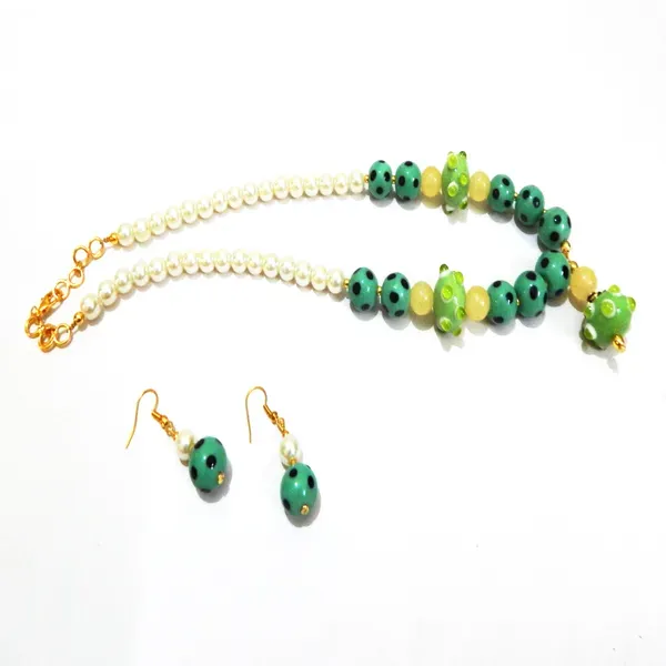 Sea_Green_Synthetic_Pearl_Lampwork_Glass_Beads_Necklace_For_Women