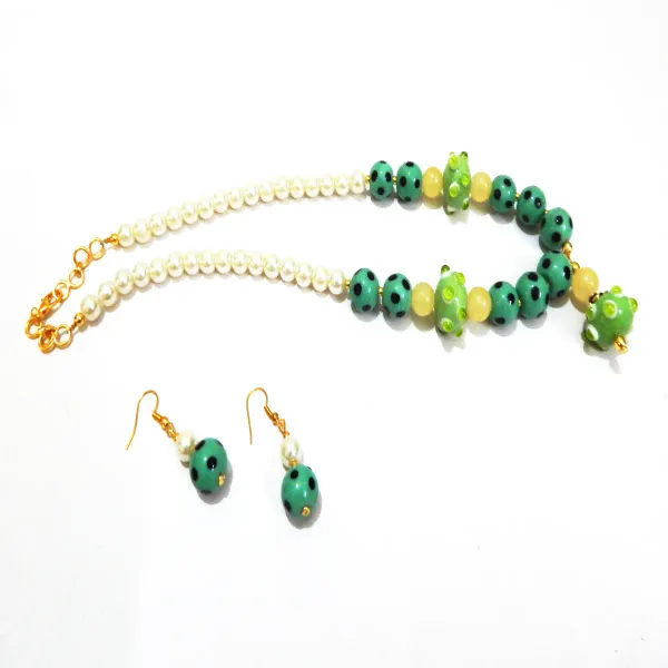 Sea_Green_Synthetic_Pearl_Lampwork_Glass_Beads_Necklace_For_Women