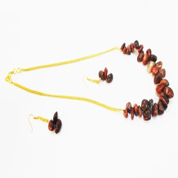 Maroon_Gemstone_Red_Jasper_Root_Chakra_Necklace_For_Women
