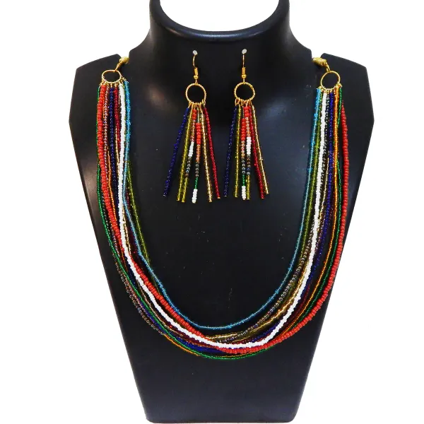 Multicolor_Glass_Seed_Beads_Multiline_Necklace_For_Women