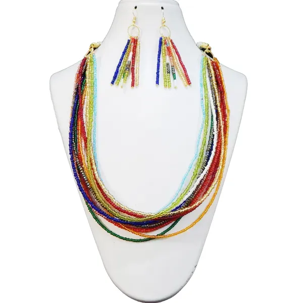 Multicolor_Glass_Seed_Beads_Multiline_Necklace_For_Women