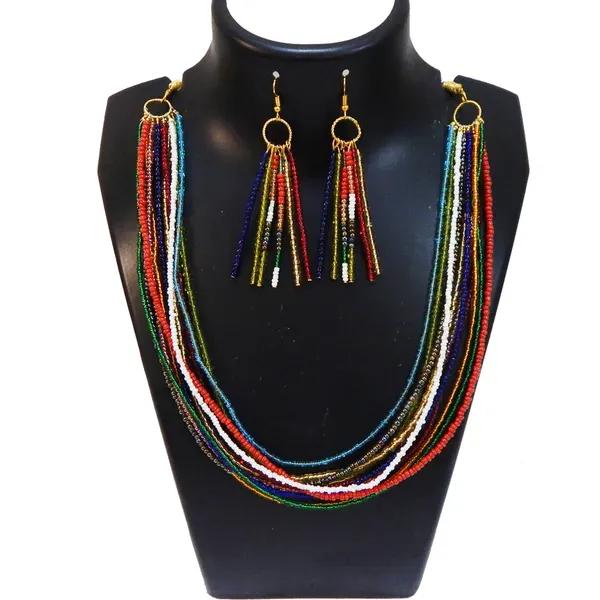 Multicolor_Glass_Seed_Beads_Multiline_Necklace_For_Women
