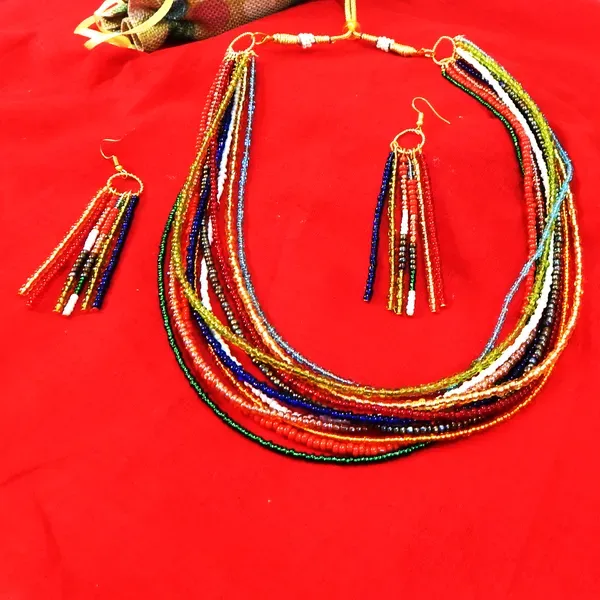 Multicolor_Glass_Seed_Beads_Multiline_Necklace_For_Women