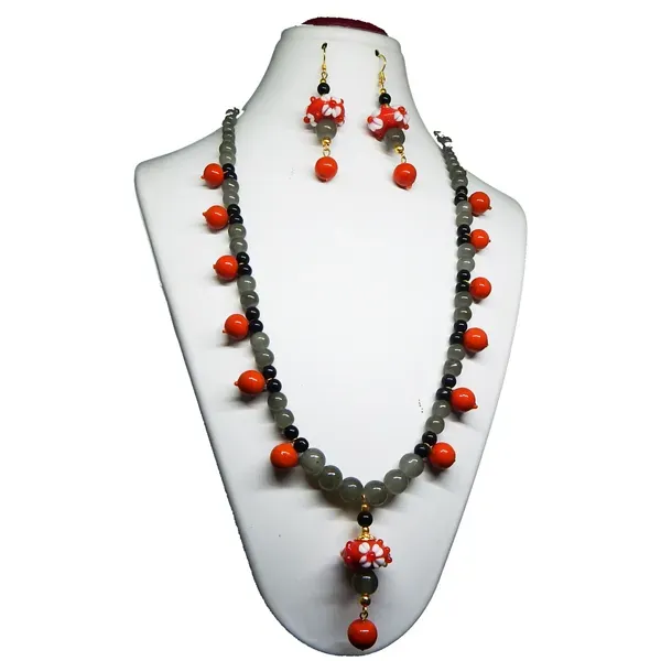 Multicolor_Glass_Beads_Fancy_Necklace_For_Women