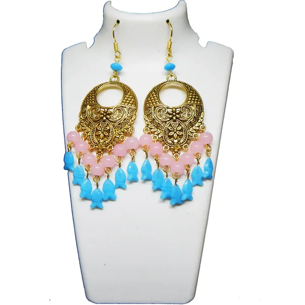 Pink_Blue_Glass_Beaded_Chandbali_Earrings_For_Women