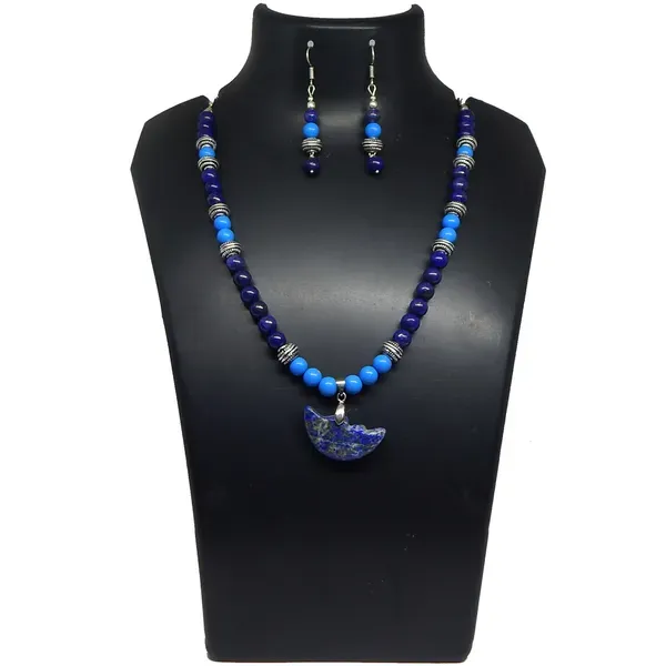 Blue_Gemstone_Lapis_Lazuli_Turquise_Beads_Necklace_For_Women