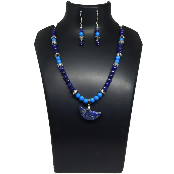 Blue_Gemstone_Lapis_Lazuli_Turquise_Beads_Necklace_For_Women