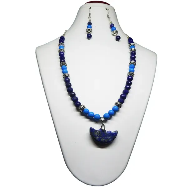 Blue_Gemstone_Lapis_Lazuli_Turquise_Beads_Necklace_For_Women