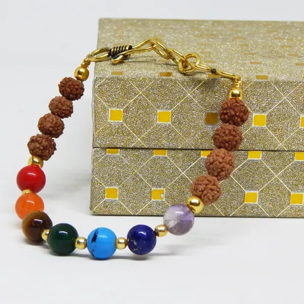 Multicolor_7_Chakra_Gemstone_Rudraksha_Beads_Bracelet_For_Unisex