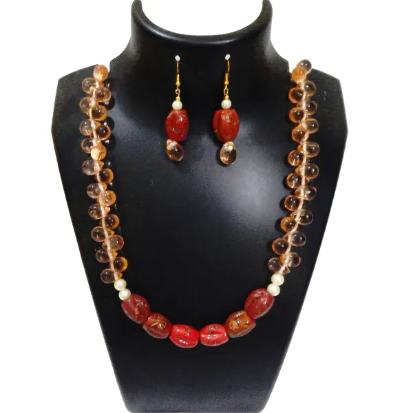 Orange_Drop_Glass_Beads_With_Big_Hole_Necklace_For_Women