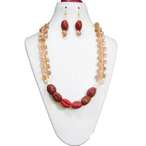 Orange_Drop_Glass_Beads_With_Big_Hole_Necklace_For_Women