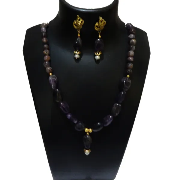 Multicolor_Gemstone_Amethyst_Tumble_Beaded_Crown_Chakra_Necklace_For_Wome