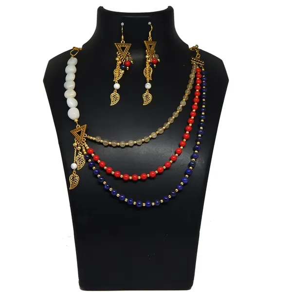 Multicolor_Multi_Gemstone_Tumble_Beads_Necklace_For_Women