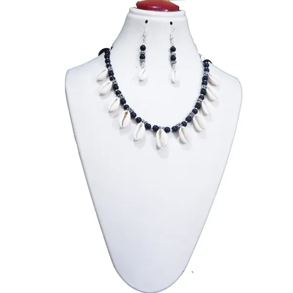 Black_Sea_Shell_Glass_Beads_Choker_Necklace_For_Women