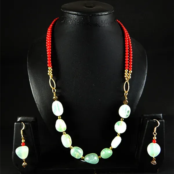 Multicolor_Gemstone_Tumble_Stone_Beads_Necklace_For_Women
