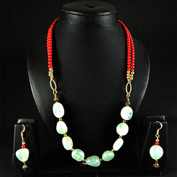 Multicolor_Gemstone_Tumble_Stone_Beads_Necklace_For_Women