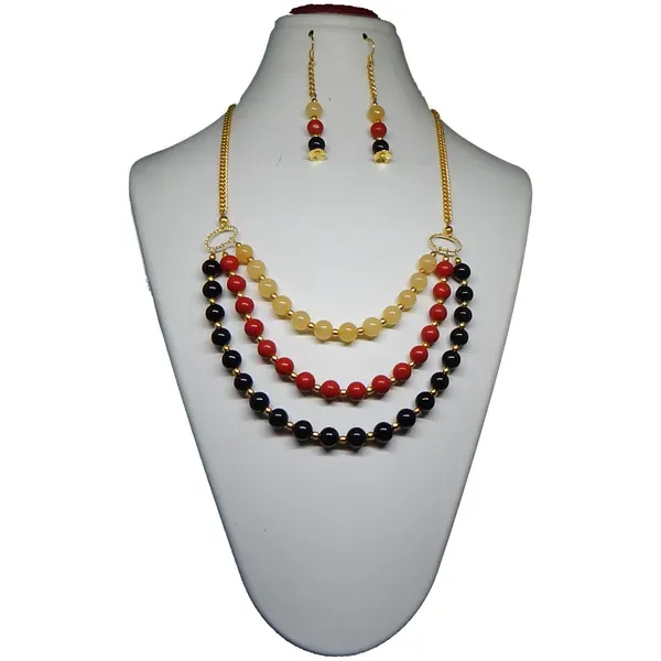 Multicolor_Gemstone_Beads_Necklace_For_Women
