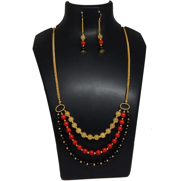 Multicolor_Gemstone_Beads_Necklace_For_Women