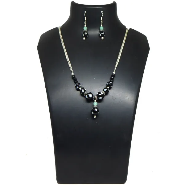 Black_Lamwork_Glass_Beads_Necklace_For_Women