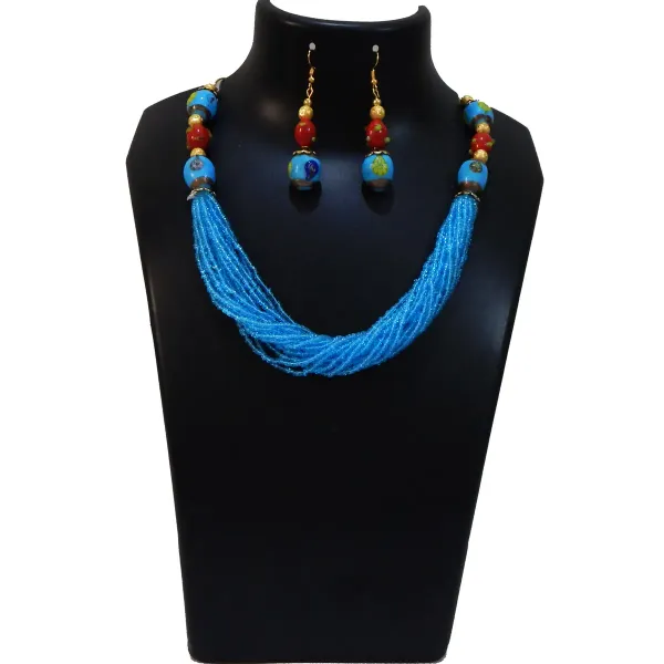 Sky_Blue_Glass_Seed_Beads_Necklace_For_Women