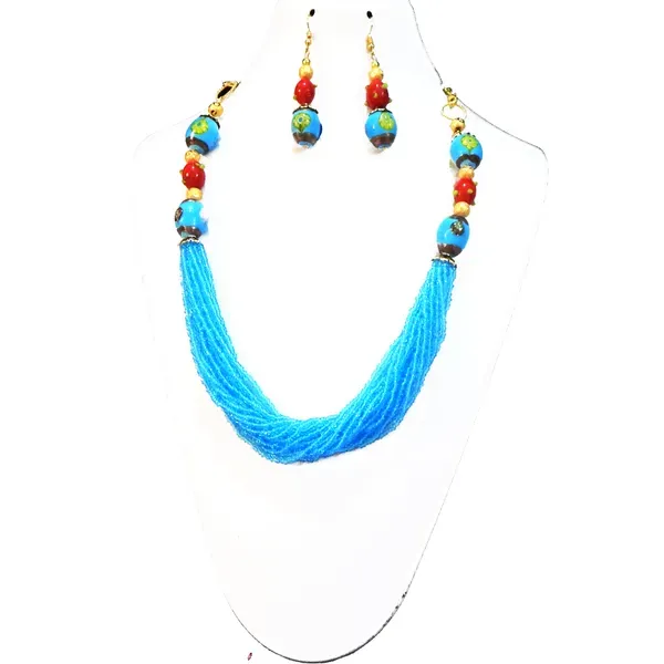 Sky_Blue_Glass_Seed_Beads_Necklace_For_Women
