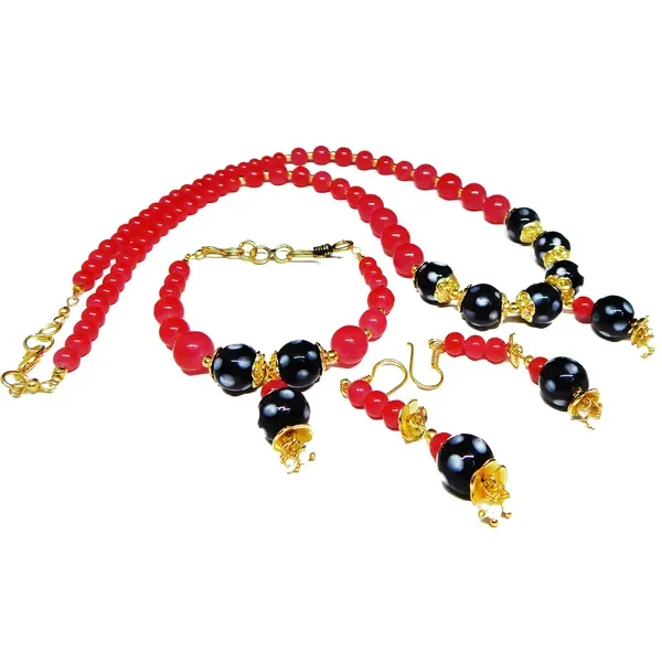 Multicolor_Glass_Beads_Fancy_Necklace_For_Women