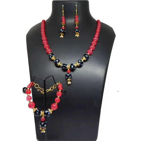 Multicolor_Glass_Beads_Fancy_Necklace_For_Women