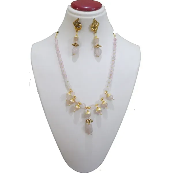 Multicolor_Gemstone_Rose_Quartz_Heart_Chakra_Choker_Necklace_For_Women