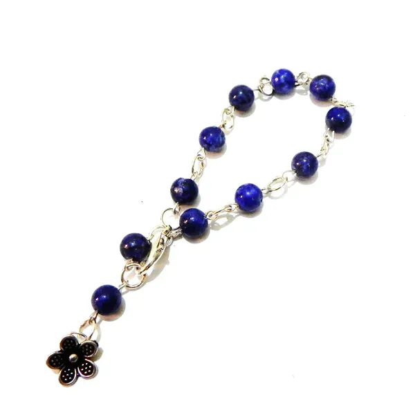Orange_Gemstone_Lapis_Lazuli_With_Charm_Bracelet_For_Women