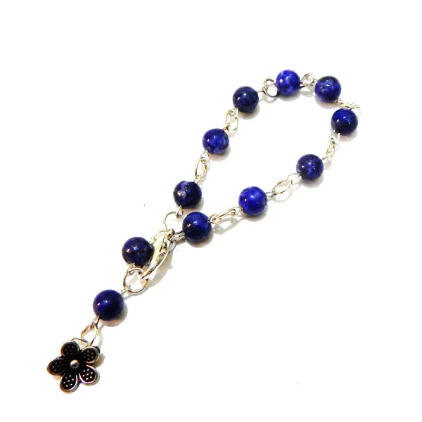 Orange_Gemstone_Lapis_Lazuli_With_Charm_Bracelet_For_Women